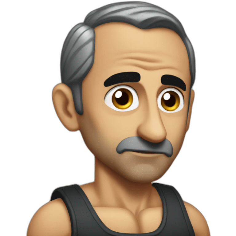 Eric Zemmour huge muscles emoji