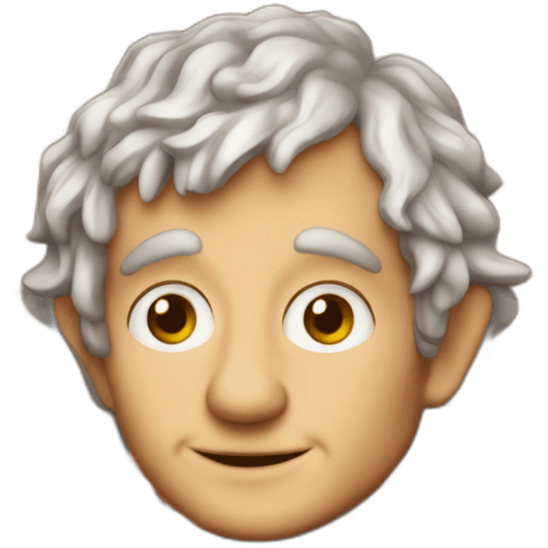 bilbo baggins as pizza emoji