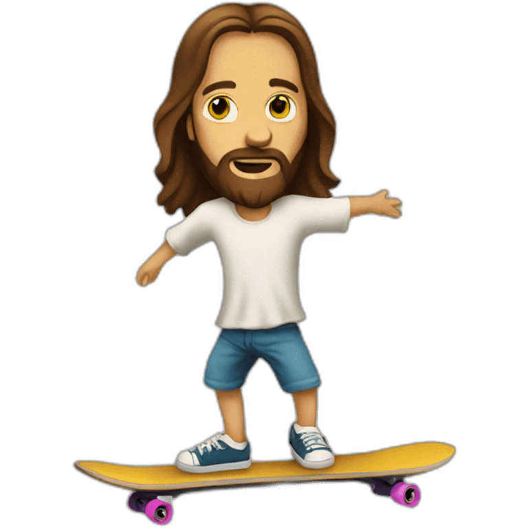 Jesus Christ on skateboard emoji