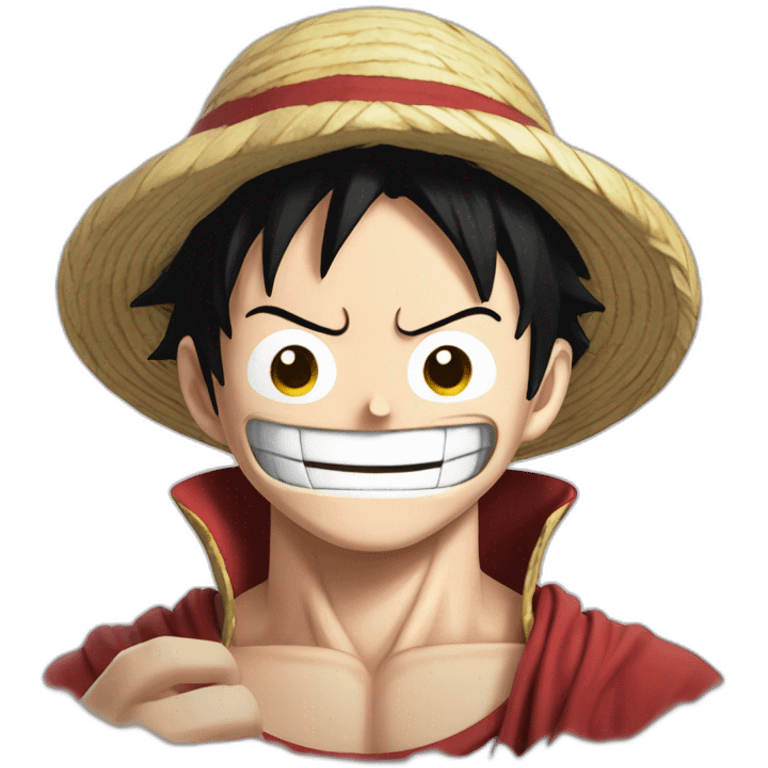 Luffy gear5 who laughs emoji