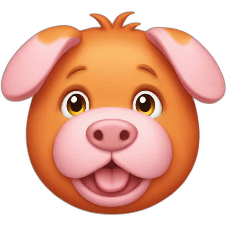 red cat pig luke emoji