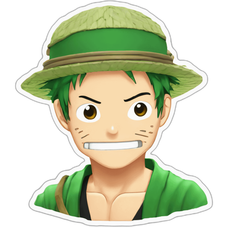 luffy & zoro emoji