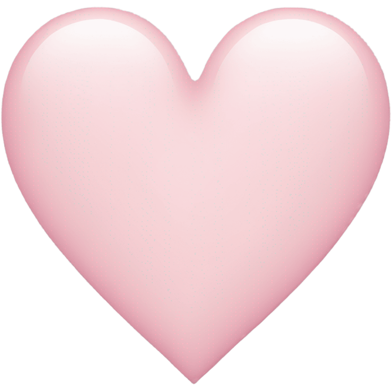 Light pink heart  emoji