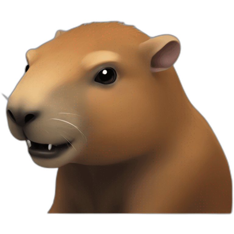 Capibara playing counter-strike emoji