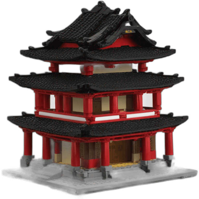 Ninjago temple as lego emoji