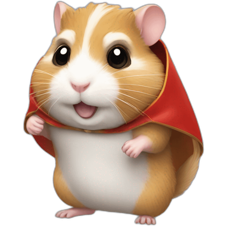 HAMSTER SUPERHERO emoji