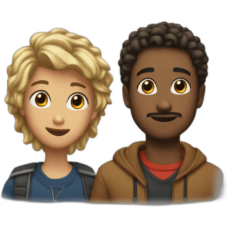 Amine et Billy emoji