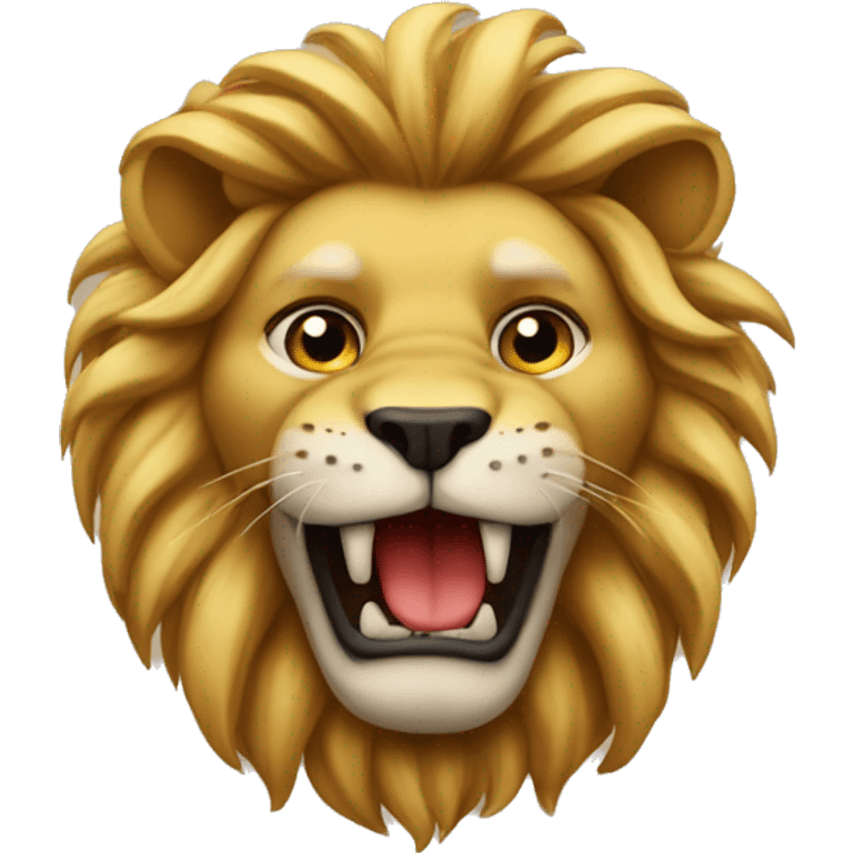 León con besos emoji