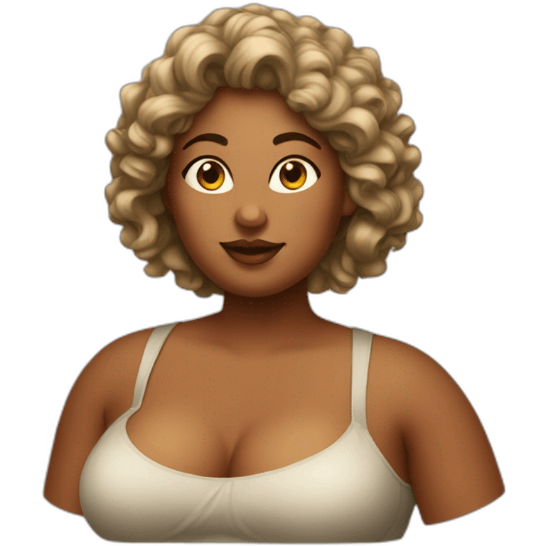 voluptuous woman emoji