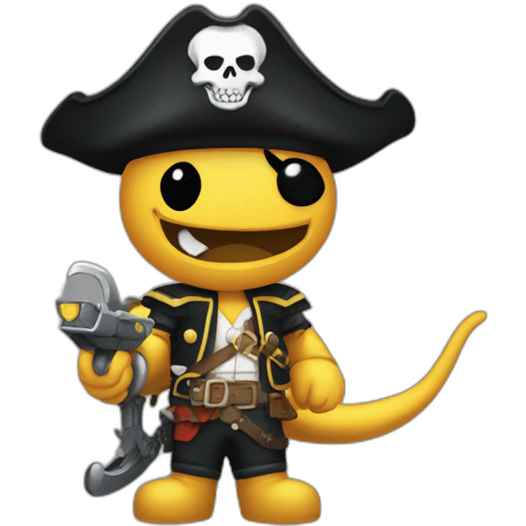 cobra pirate de l'espace emoji