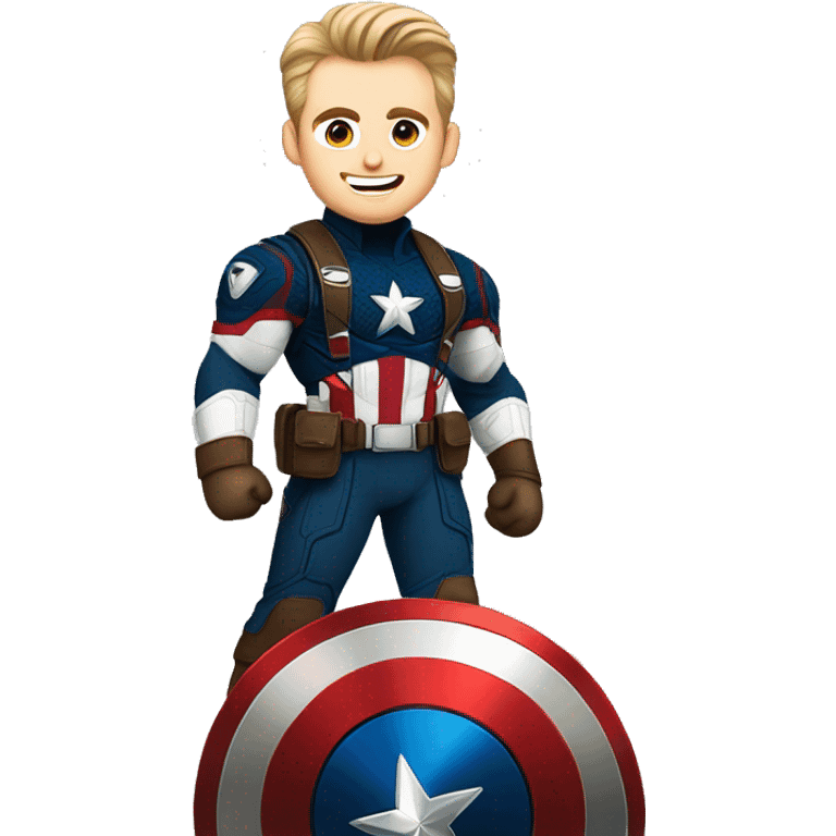 Chris evans as captain america emoji