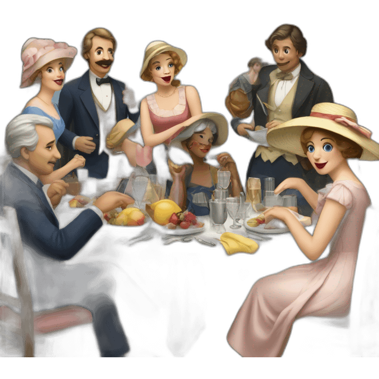 Luncheon of the Boating Party emoji