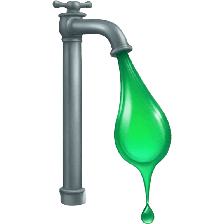 Green  Water Drip emoji