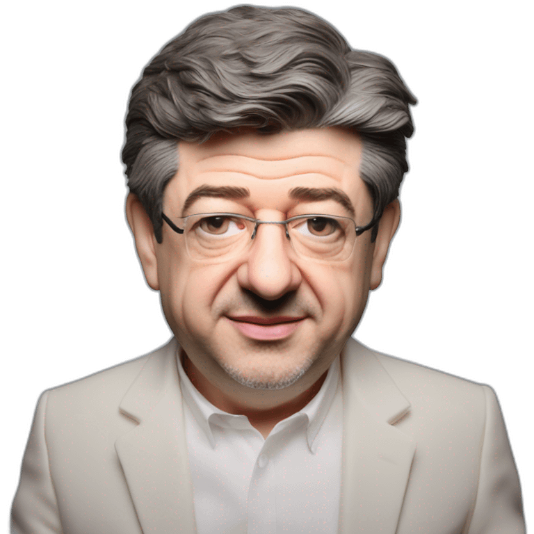 Jean-Luc Mélenchon a fake baby made in wax emoji