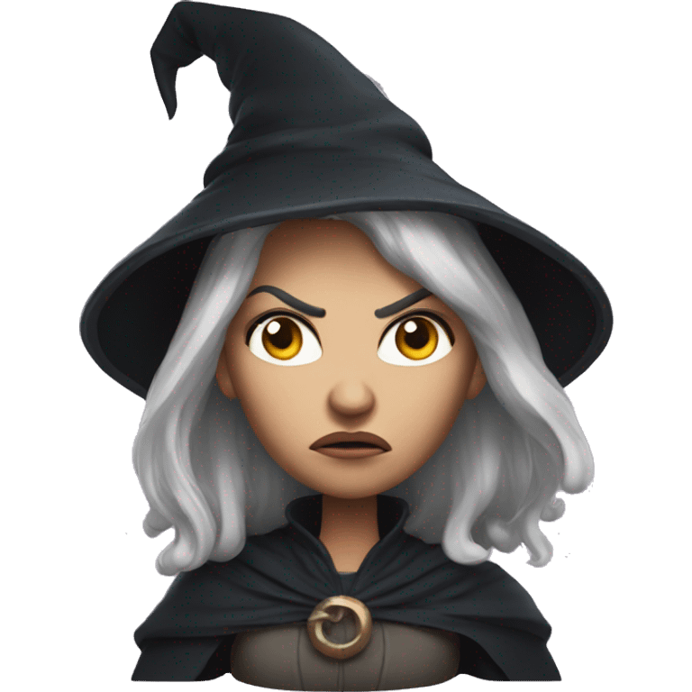 angry witch from Dungeons & Dragons super realistic emoji