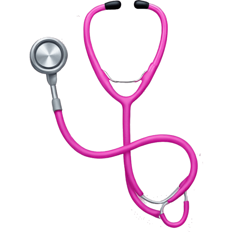 Pink stethoscope  emoji