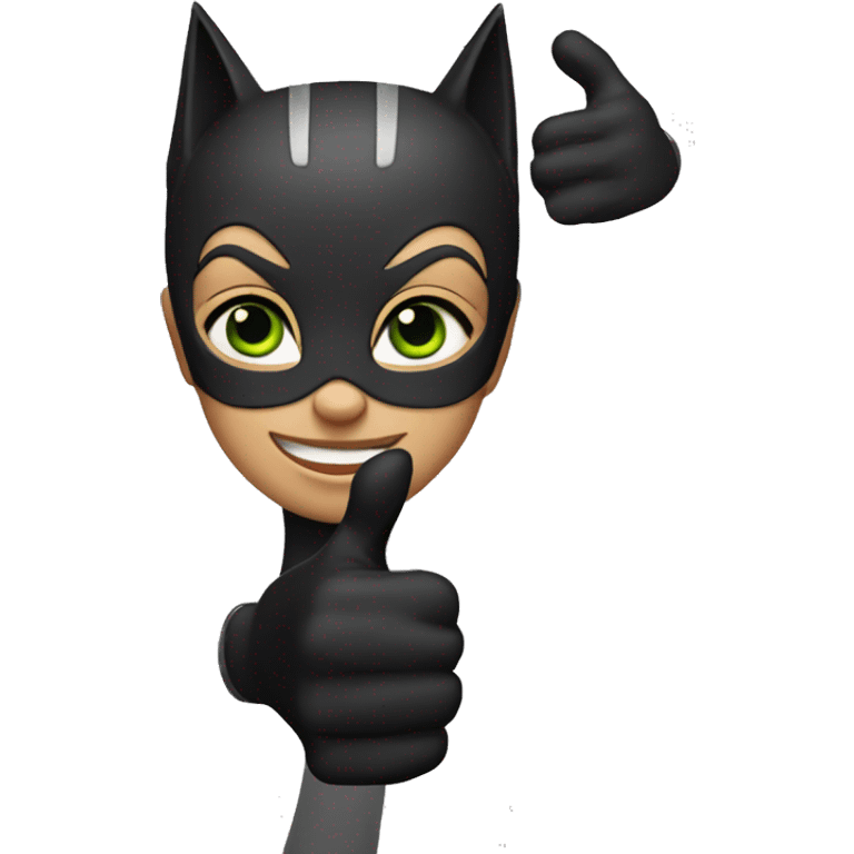 Catwoman hand thumbs up emoji