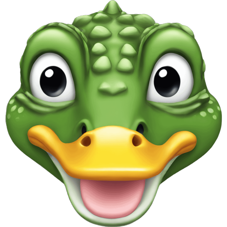 crocodile duck emoji