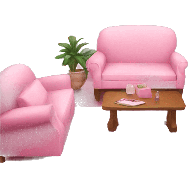 Pink room emoji