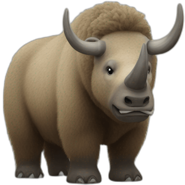 Woolly Rhino emoji