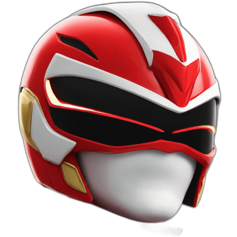 Red Mighty Morphin Power Ranger emoji