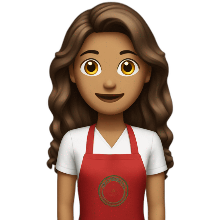 Starbucks Red Apron emoji