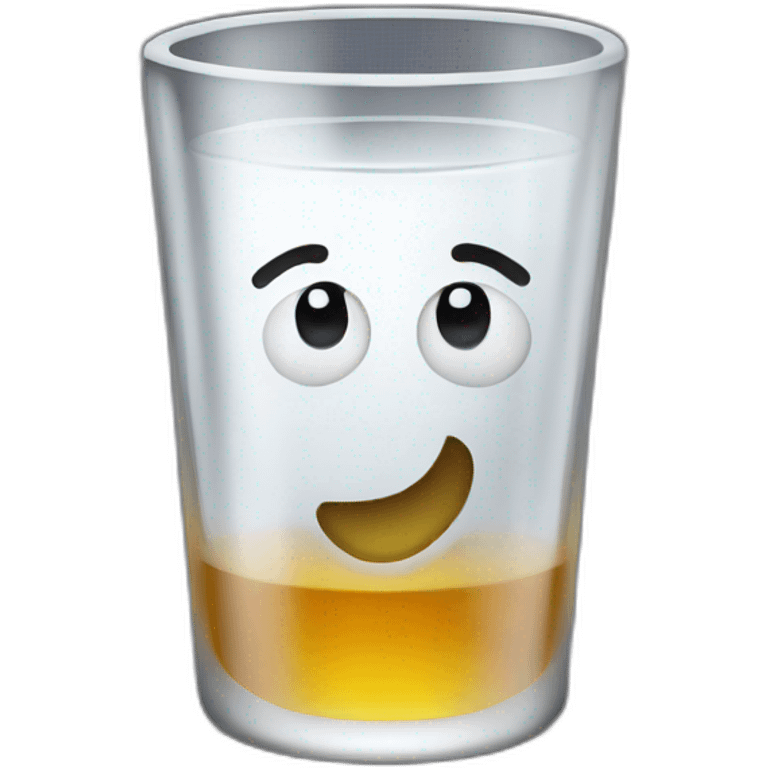 Vodka shot glass  emoji