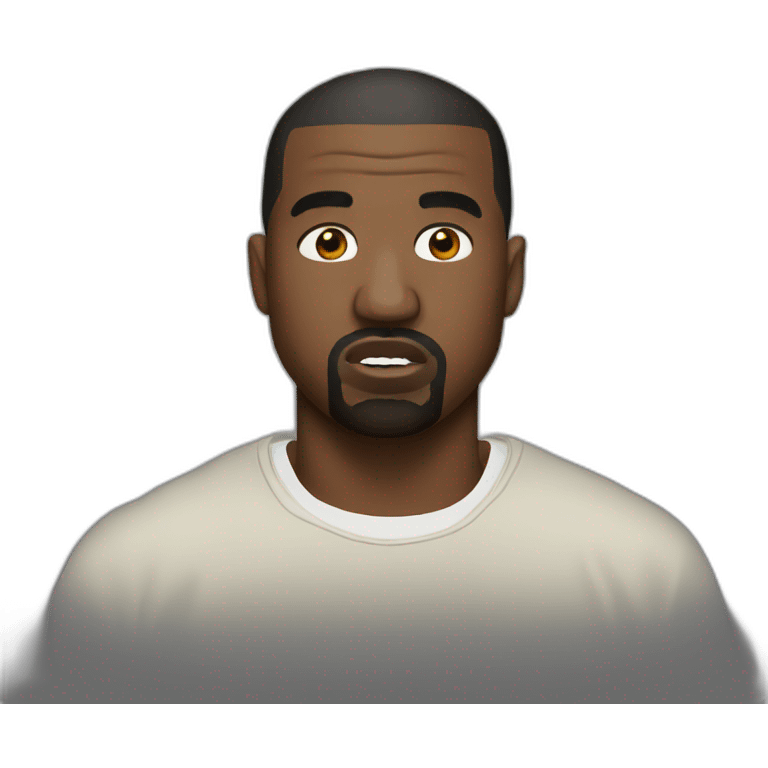 kanye west face emoji