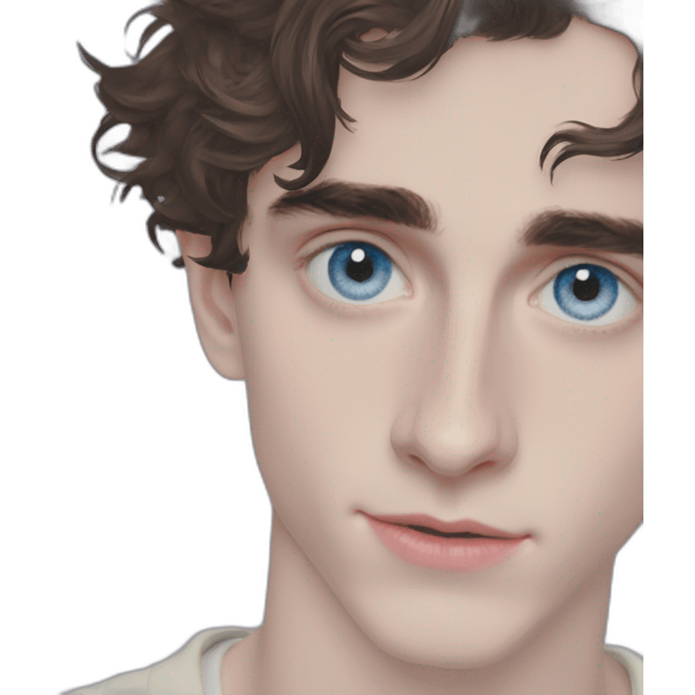 Timothée Chalamet Dune blue eyes emoji