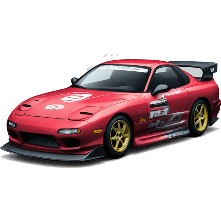 RX7 FC drift emoji