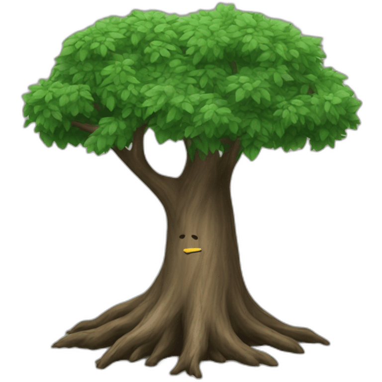 Tree where L+S is written emoji