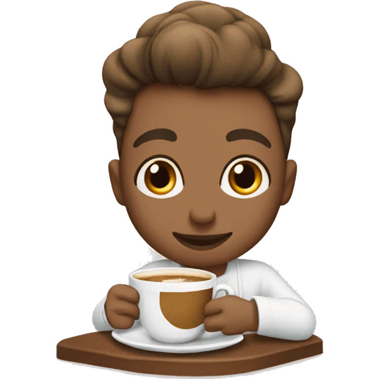 Dudinha - o café com leite emoji