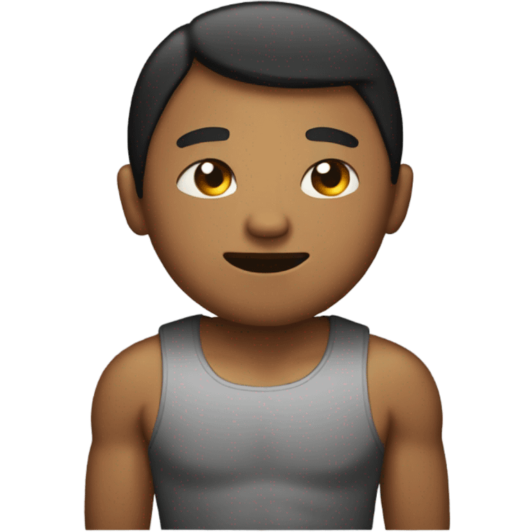 person with abs emoji