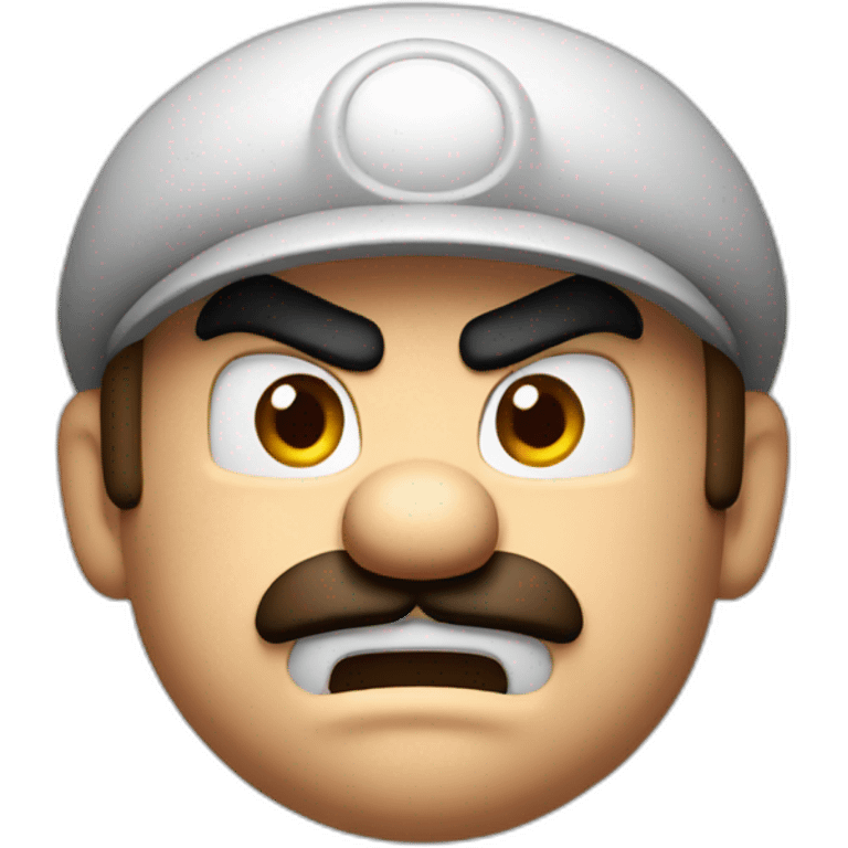 Mario angry emoji