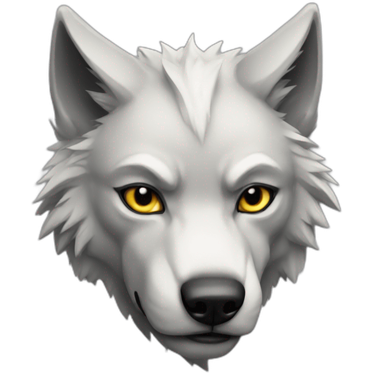 cyber wolf emoji