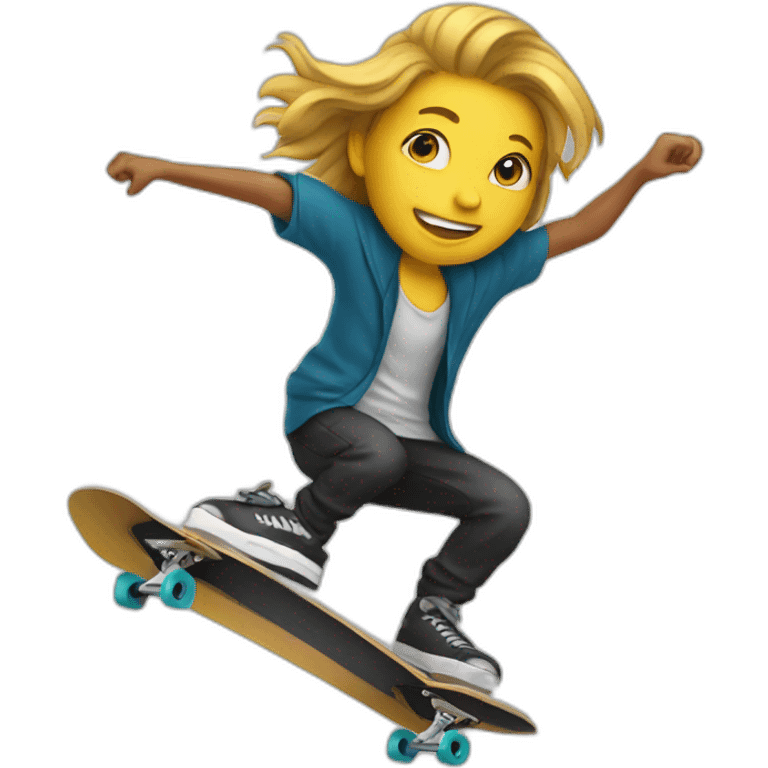 skateboarder emoji