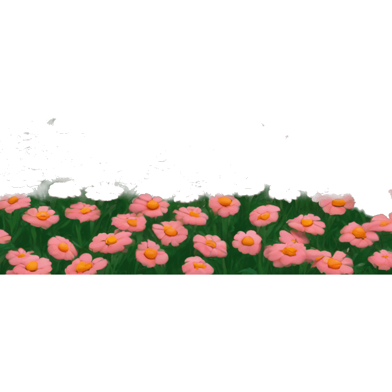 flower field  emoji