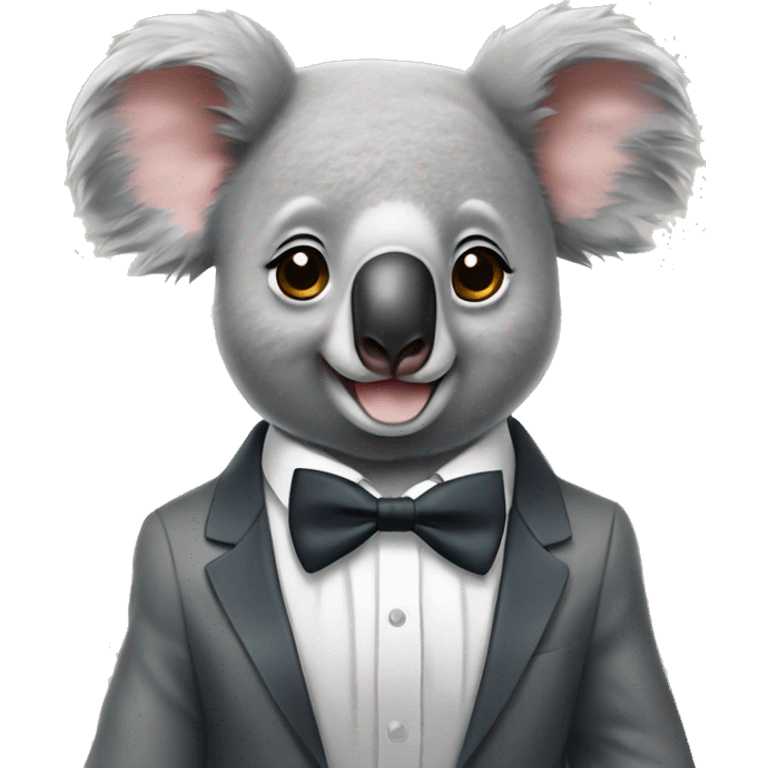 koala in bow tie emoji