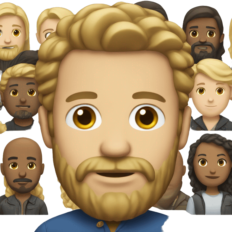 white man with beard emoji