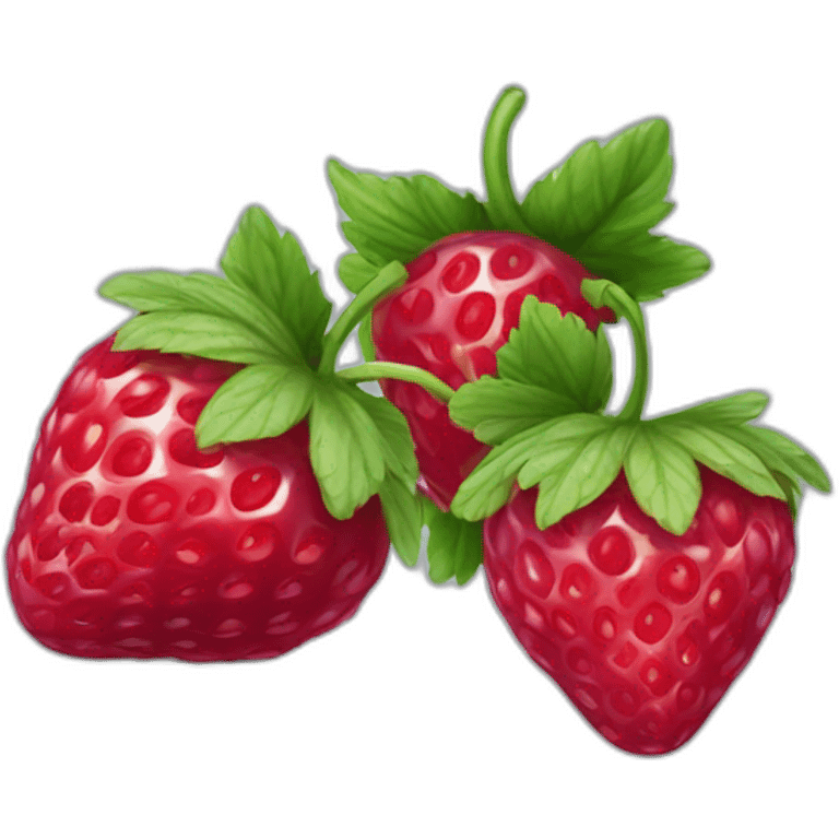 Fraise framboise mirtille emoji