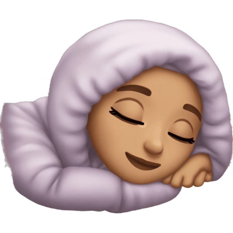 Ariana Grande sleeping emoji