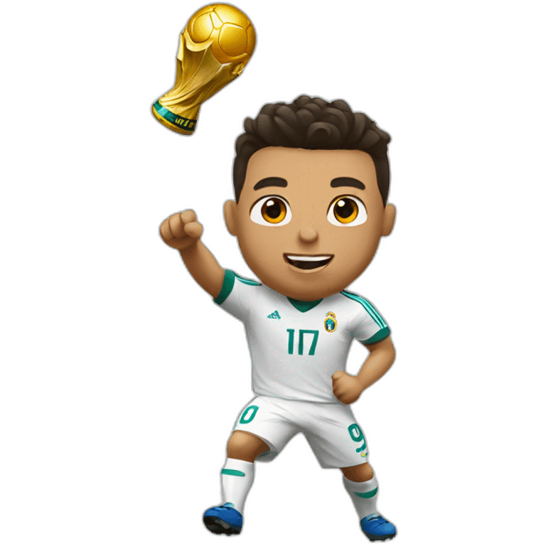 Ronaldo celebrating emoji