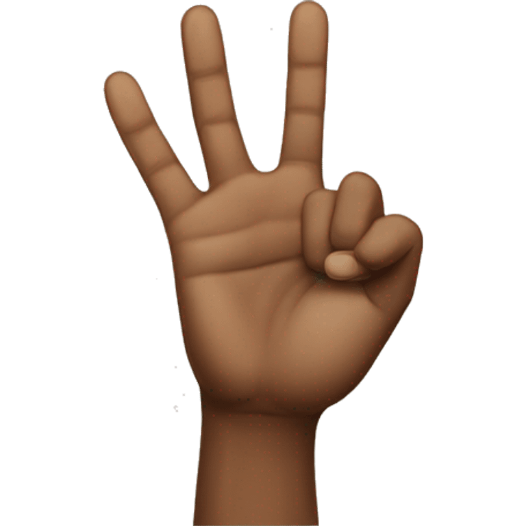 Hand sign west side emoji