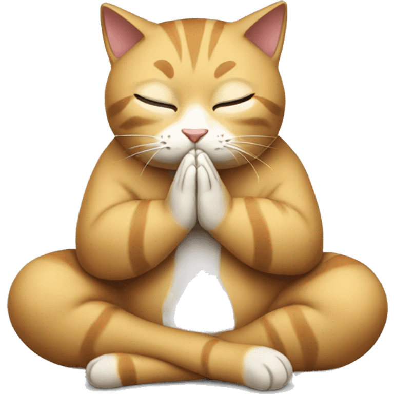 Cat praying  emoji