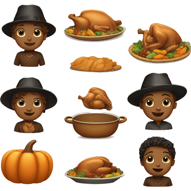 Cute thanksgiving  emoji