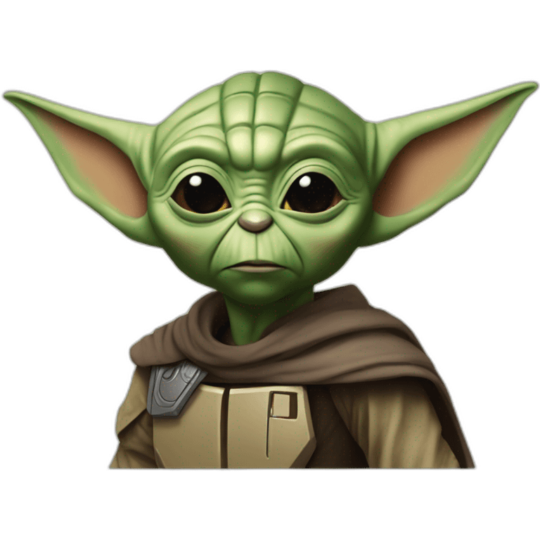 Mandalorian yoda emoji