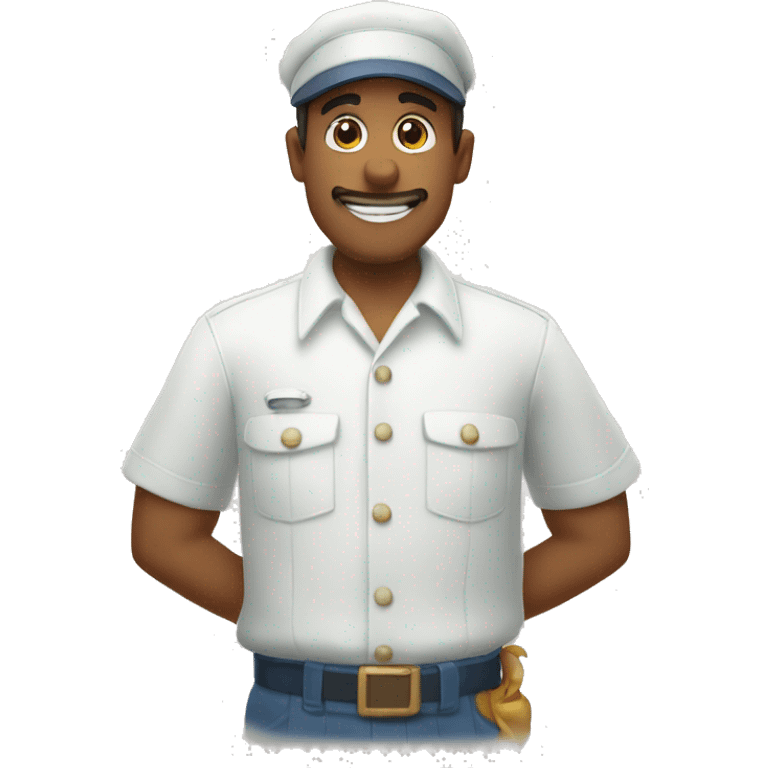 The milkman from That's not my neighbor emoji