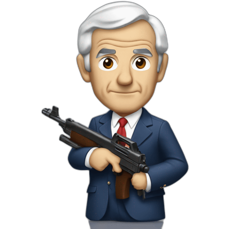 ron paul with a tommy gun emoji