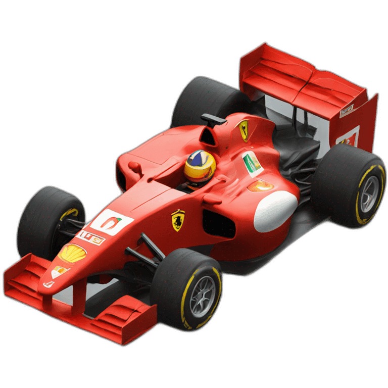 F1 Ferrari emoji