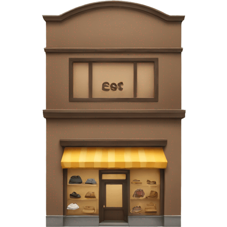 brown clothing store emoji